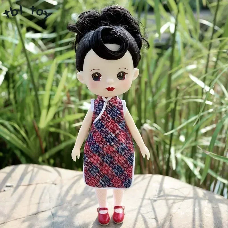 For 22cm BJD Doll cheongsam Clothes Model Fashion Dress Model Toy Collection