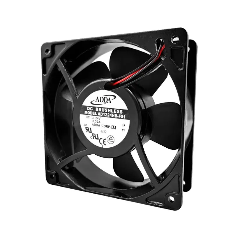 ORIGINAL AD1224HB-F51 24V 0.32A 12038 120*120*38mm NEW COOLING FAN RADIATOR