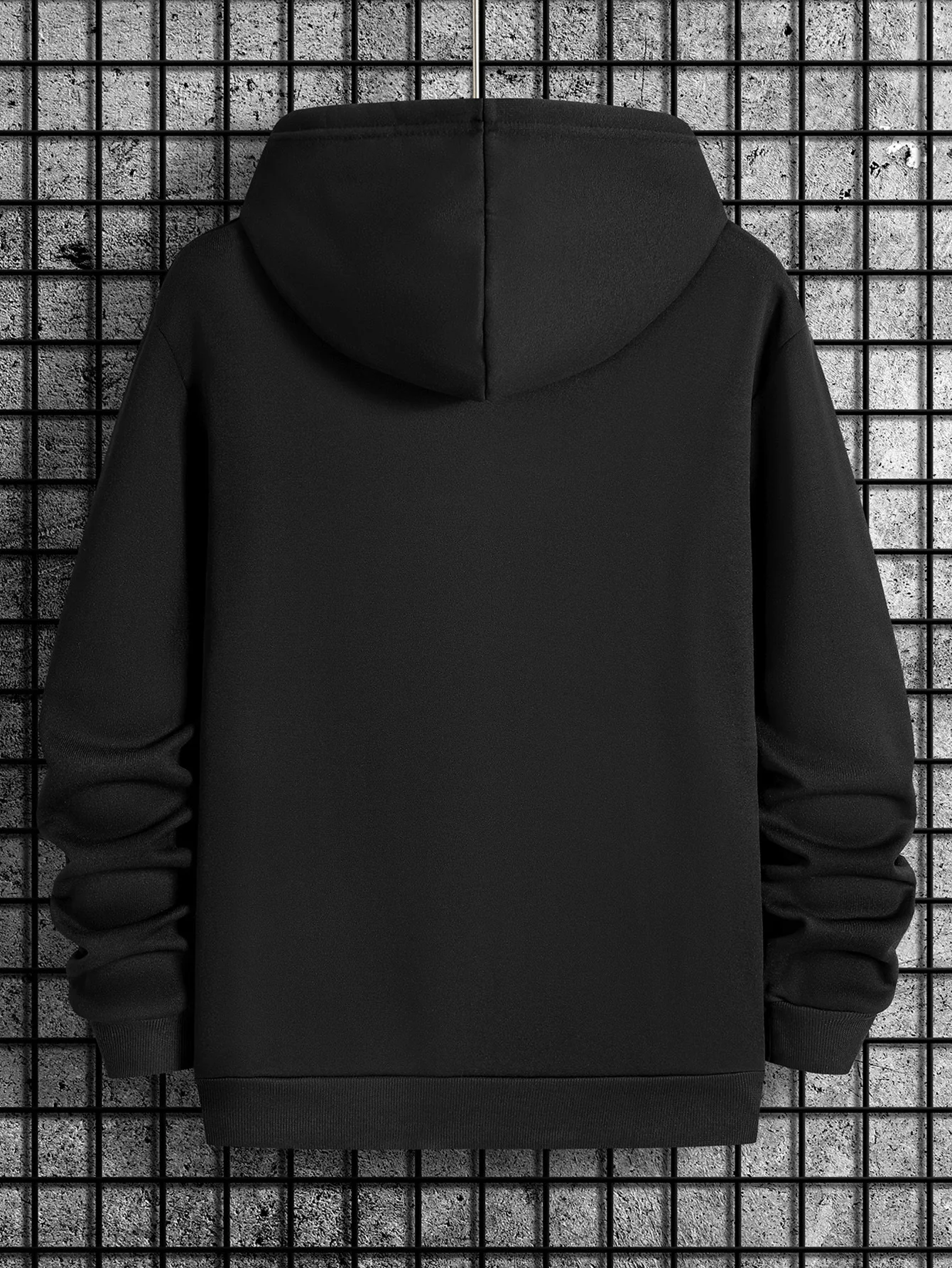 Men's New Style Casual Sweatshirt with  Skull and Game Controller Print, Fashionable Drawstring Hoodie, Autumn/Winter Top, Comfortable and Versatile Long-Sleeve Hooded Sweatshirt