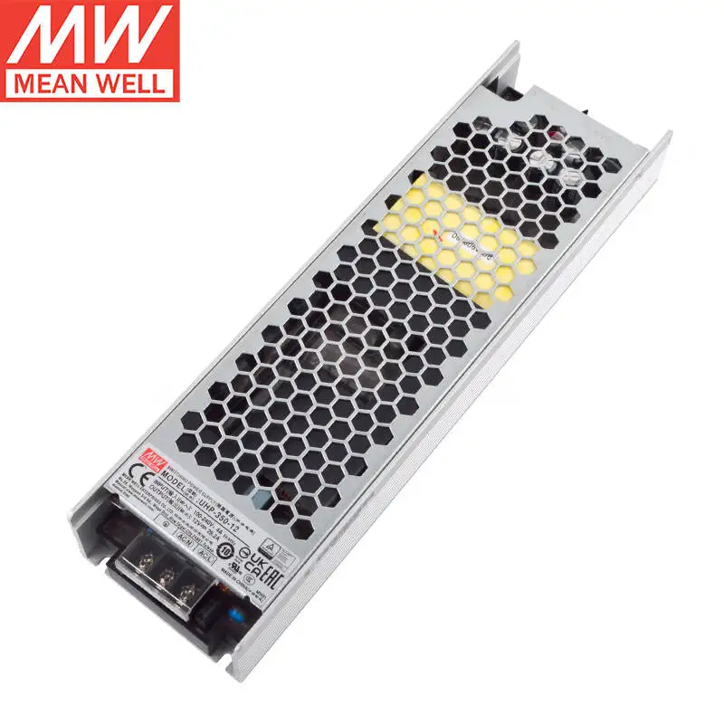 

TAIWAN MEAN WELL UHP-350-12 12V 29.9A 350.4W Slim Type with PFC Switching Power Supply Brand New Original Authentic