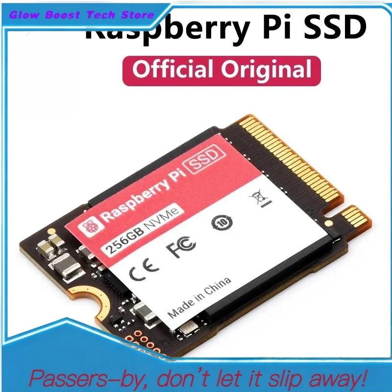 

Glow Raspberry Pi 5 Oicial SSD 256G 512G NVMe Pi5 PCIe.2 Gen3 2230