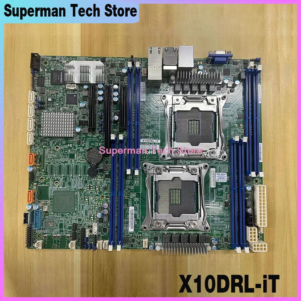 Server Motherboard LGA2011 DDR4 E5-2600 v4/v3 Family For Supermicro X10DRL-iT