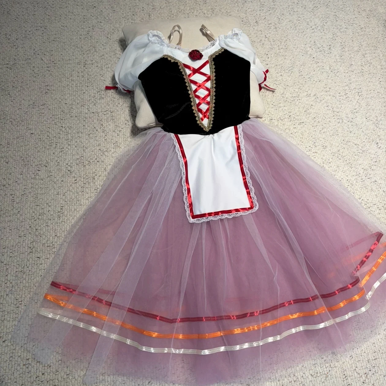 プロフェッショナルチュチュバレエスカート-バレエチュチュ-ジゼルバレエドレス-女の子用-白鳥の湖-ステージコスチューム-大人女性用-バレリーナドレス