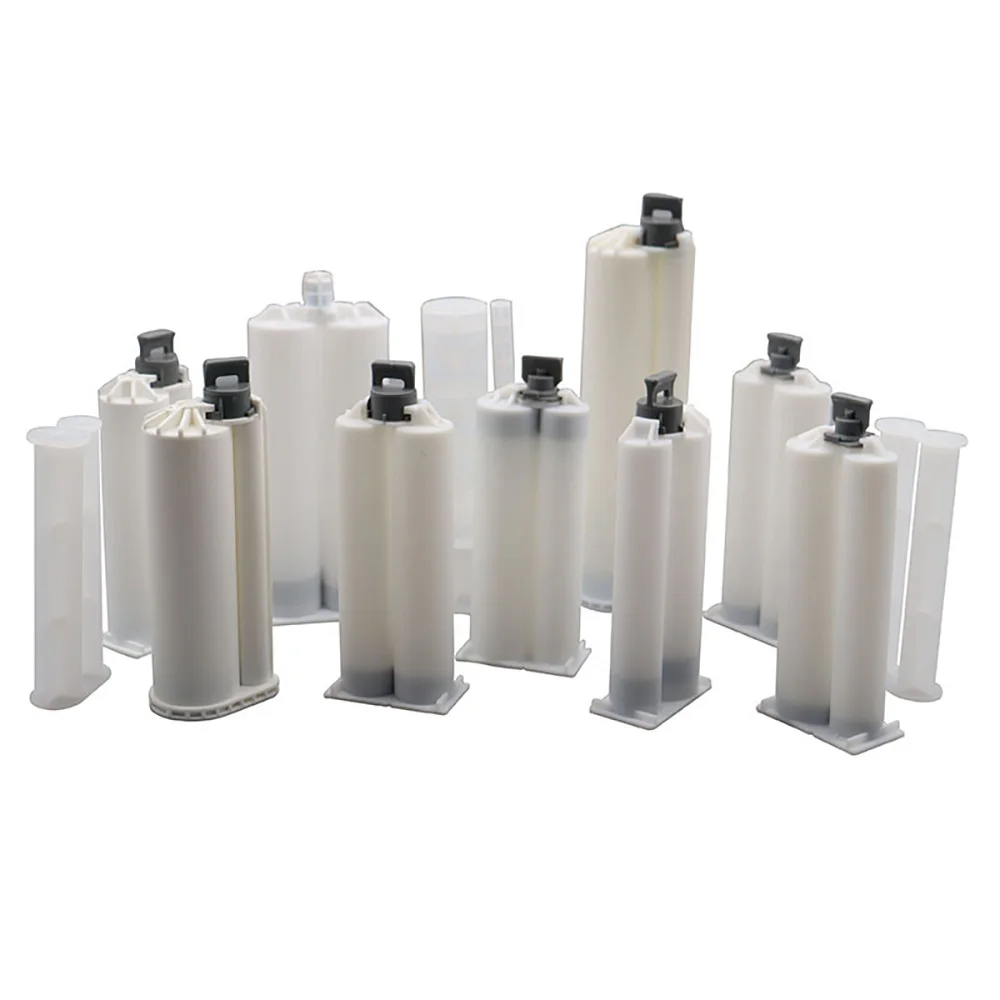 AB Dual -Group Colloid Mixed Tube 1: 1/2: 1/4：1/10: 1 Dual Liquid Plastic Cylinder