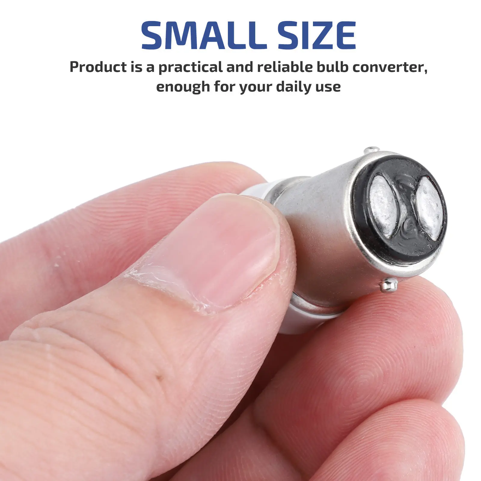 

10Pcs Light Bulb Socket Adapter B15 to E12 Strong Lamp Holder Converter for LED Bulbs Heat Resistant and Safe Use