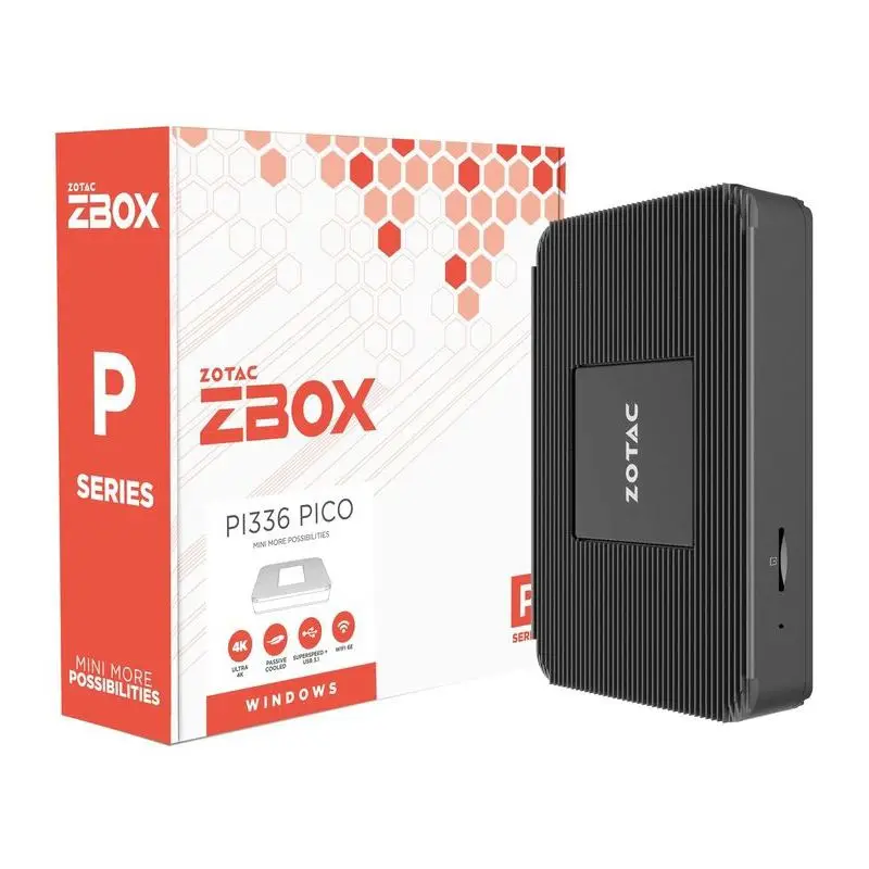 

Zotac ZBOX-PI336 Intel N6211,4 Гб, 128 ГБ, Win 11Pro W11P