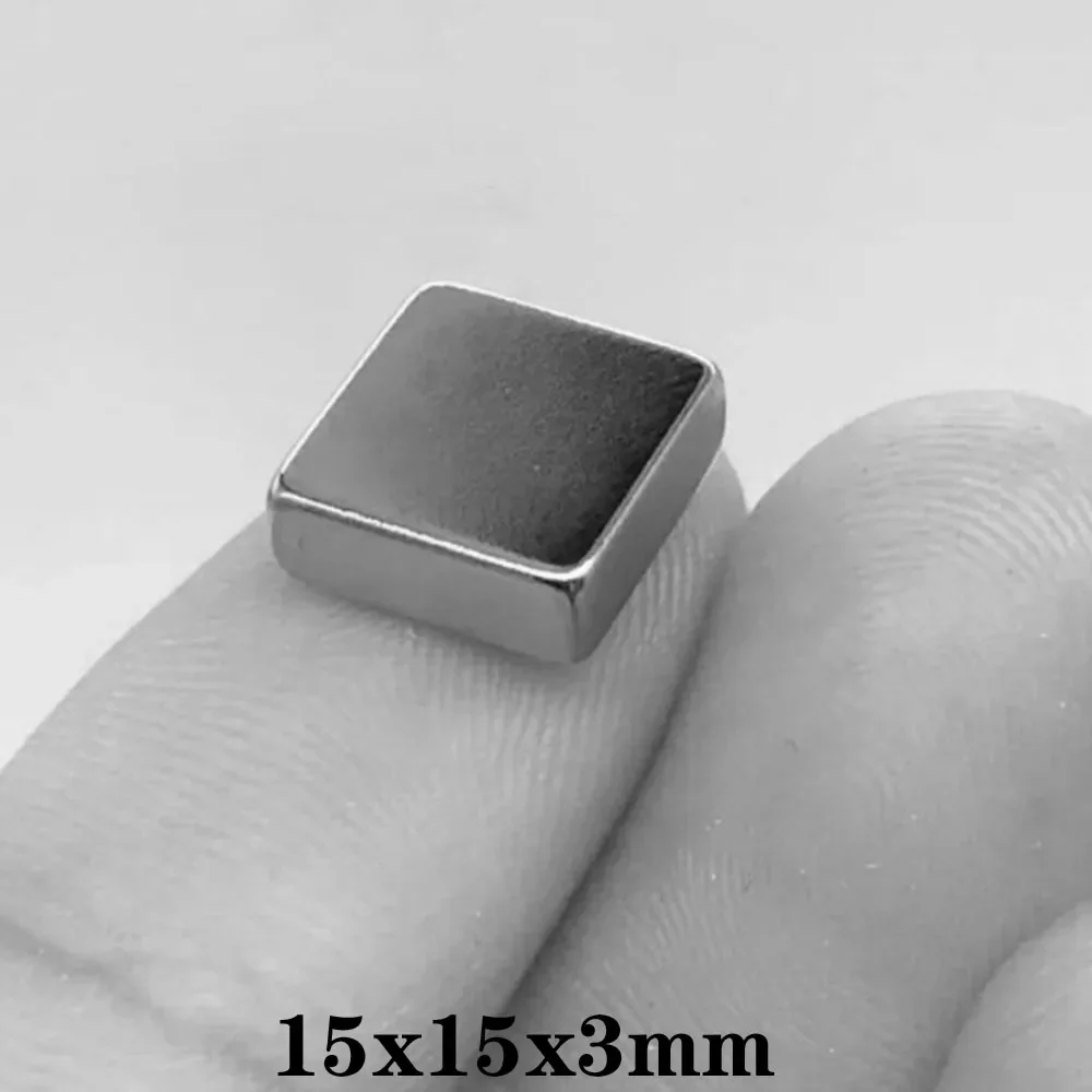 15x15x3 Strong Sheet  Magnet 15x15x3mm Block Rectangular Magnets 15*15*3 mm For Home Refrigerators, Offices DIY
