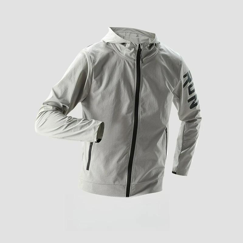 Men's Running Sports Jacket Casual Lightweight Breathable Quick Drying Training, Cycling Hiking Outdoor Men's Fitness Jacket