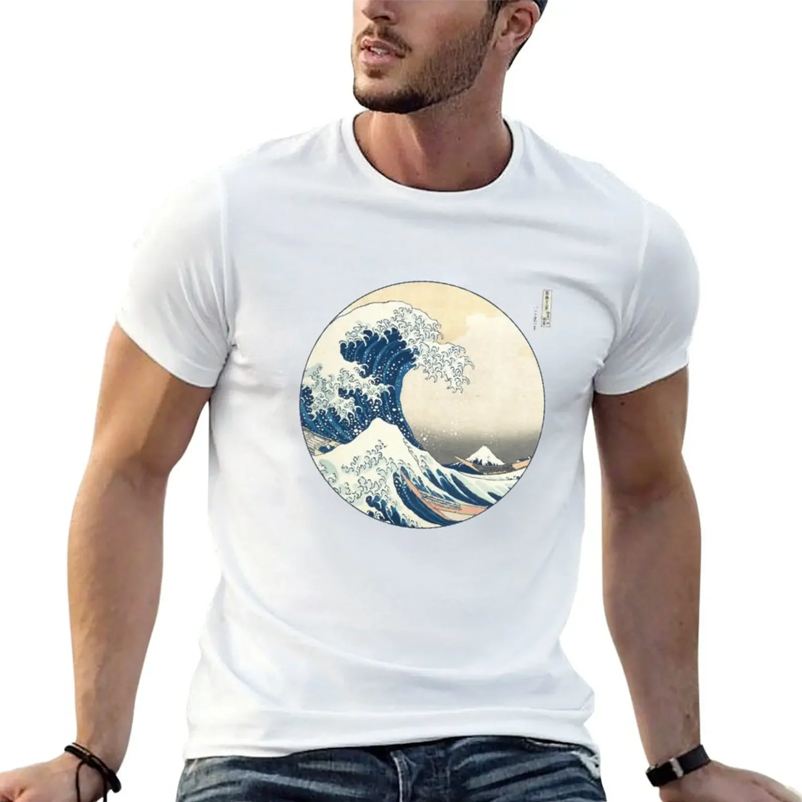 The Great Wave T-Shirt cute tops hippie clothes rapper graphic tees men workout shirt