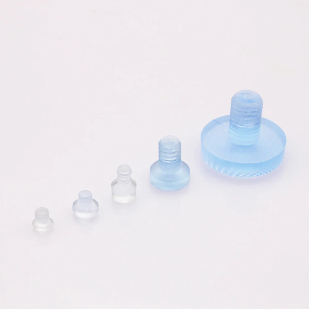 Transparent Silicone Rubber Stopper Chair Stool Foot Pad T-Shaped Stopper Furniture Table Chair Leg Anti Slip Silent Plug