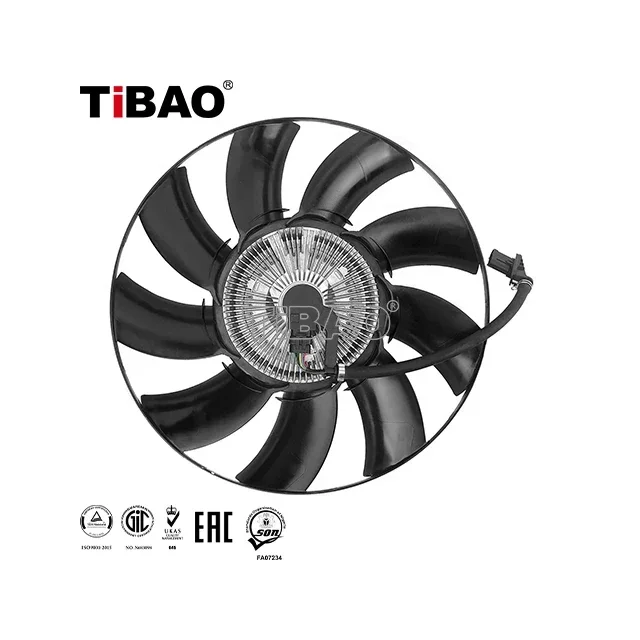 

TiBAO Auto Cooling Radiator Fan for Land Rover DISCOVERY RANGE ROVER L319 L322 L405 LR012644