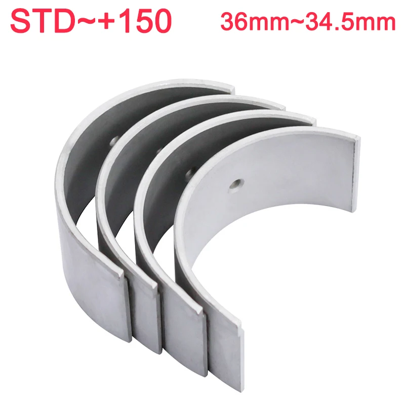 Conjunto de 4 Peças de Rolamentos de Biela STD~+150 para Motocicletas Honda CB450 S, CB400, CM450, CB 400, CM 450, CMX450, CBX, CB900, CB750, CB1000