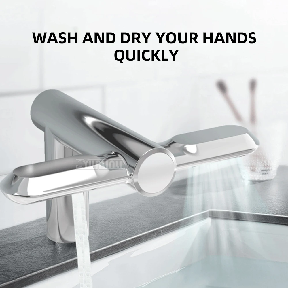 全自動トイレ用誘導乾燥水栓一体型ハンドドライヤー