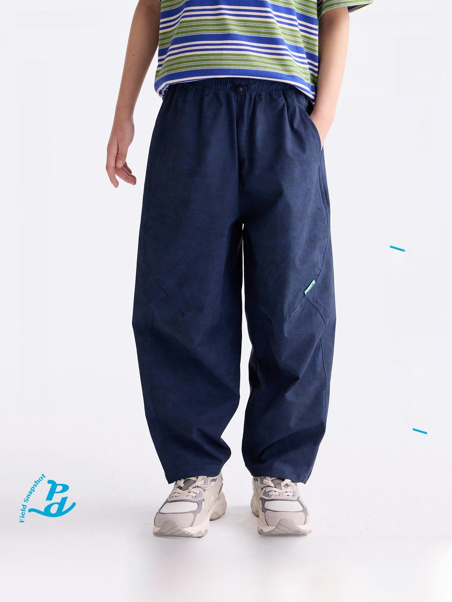 

Purrfect Diary Lightweight Casual Children's Pants Summer Style Boys' Loose Fit Straight Leg Polyester And Spandex Blend