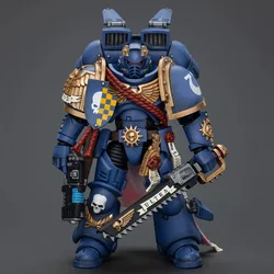 【Accessories】JOYTOY Warhammer 40K 1/18 Action Figure Ultramarines Captain with Jump Pack Model Toy 3.75inch