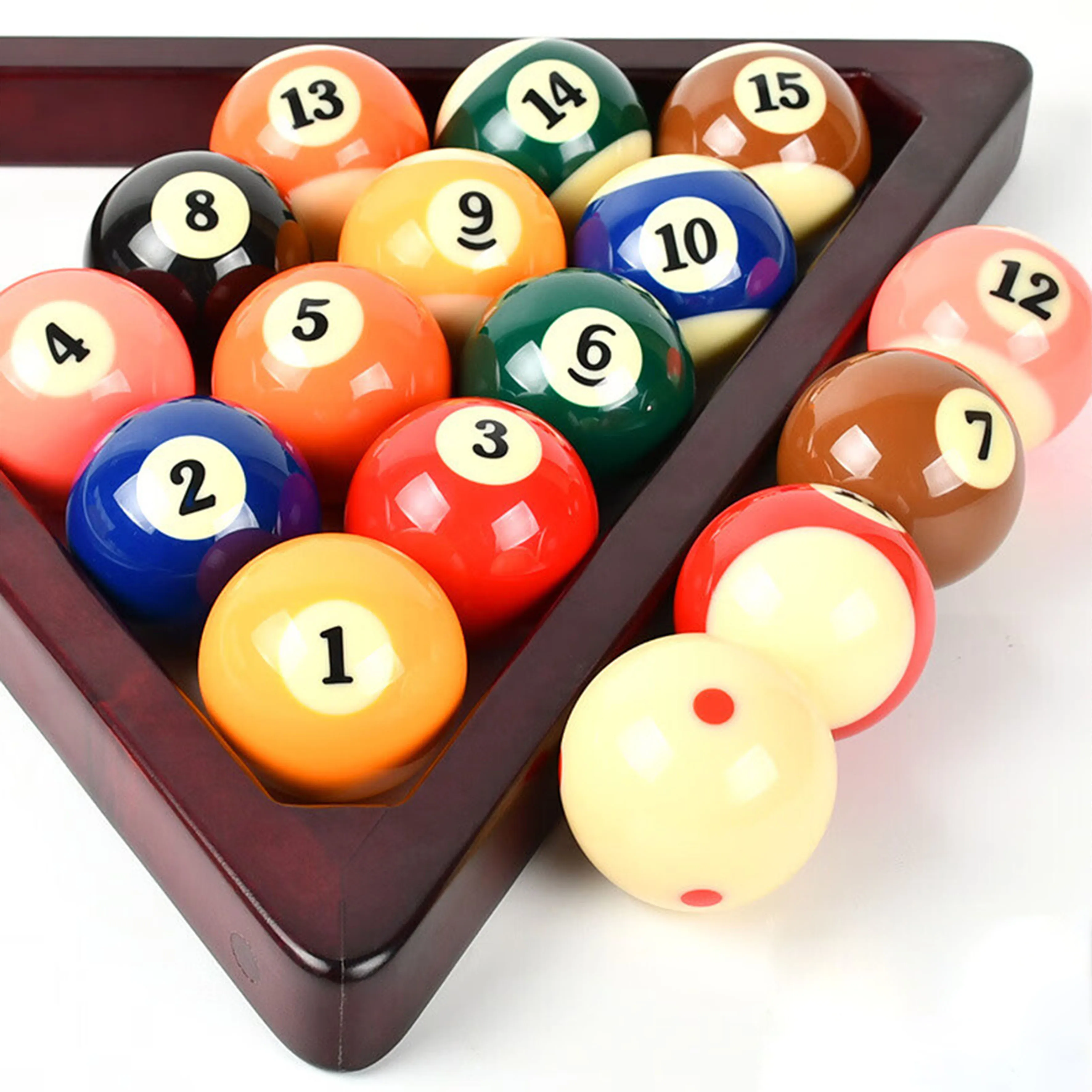 

Adult Solid Resin British 52 Snooker Billiard Ball Mini Table Tennis Accessories Sports Equipment In Box Packaging