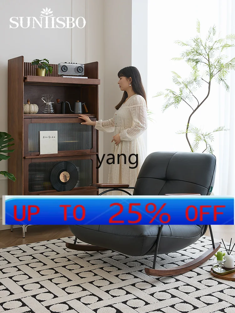 

Lhh leather first layer cowhide single sofa lazy sofa balcony home leisure chair