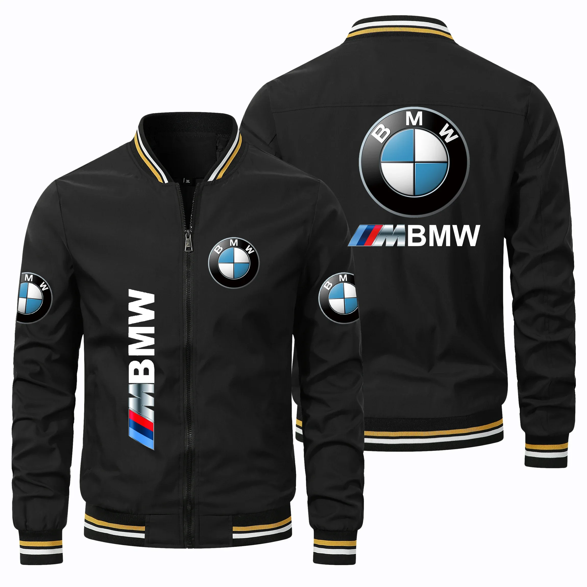 メンズbmwカスタムバイクジャケット,カジュアルファッション,レーシングチーム,特大,Mパワー