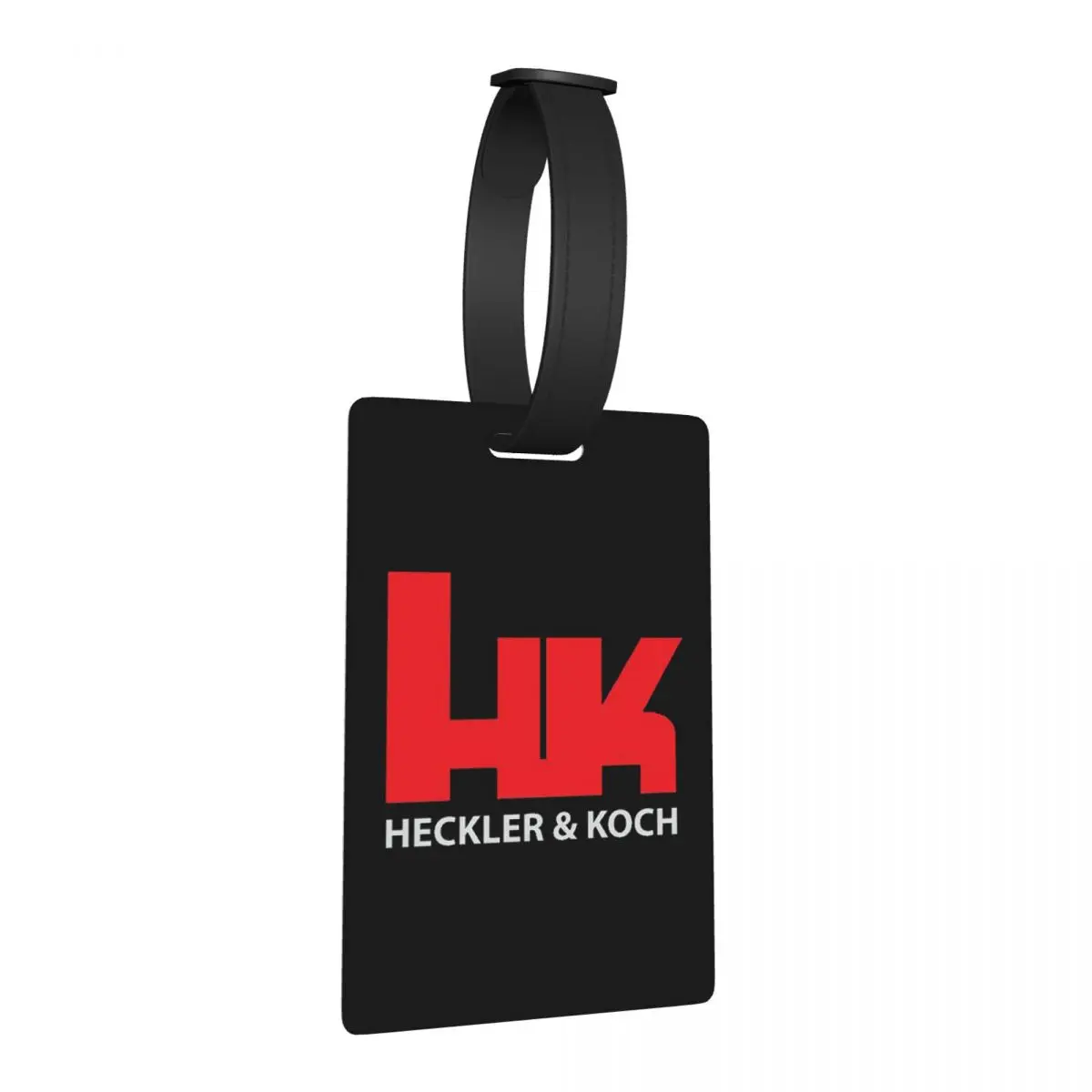 

HK Firearms Heckler And Koch Logo Luggage Tags Suitcase Accessories Travel Baggage Boarding Tag Label Holder ID Name Address