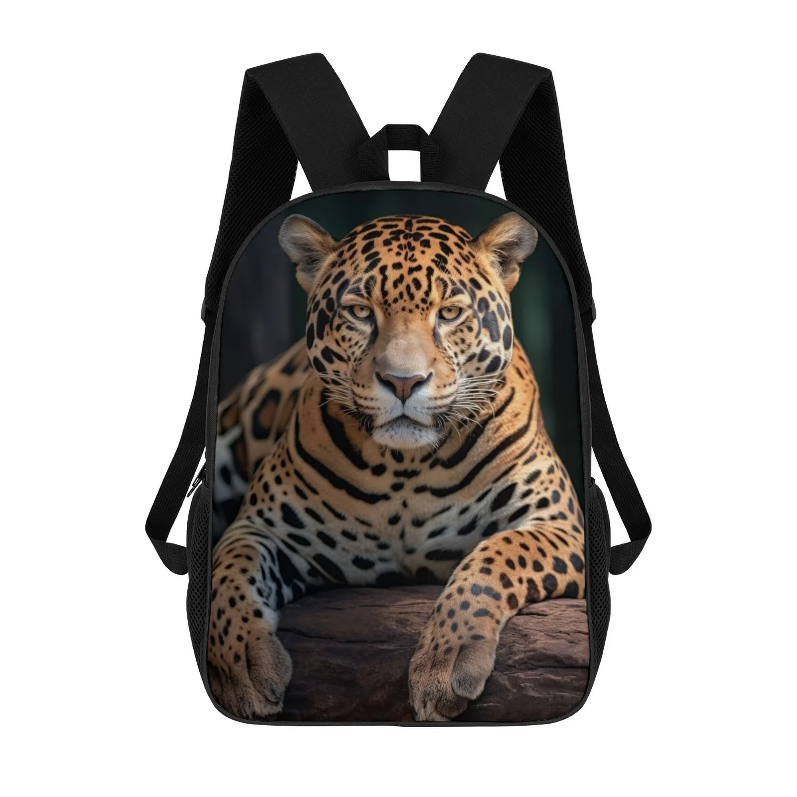 

Jaguar Wildlife Portrait Backpack Printed School Bag 17Inch Back To School 17 Inch School Backpack Bag