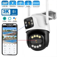 6MP 3MP PTZ Wireless IP Camera Waterproof 6X Digital Zoom Speed Dome Mini WiFi Security CCTV Camera Audio AI Human Detection