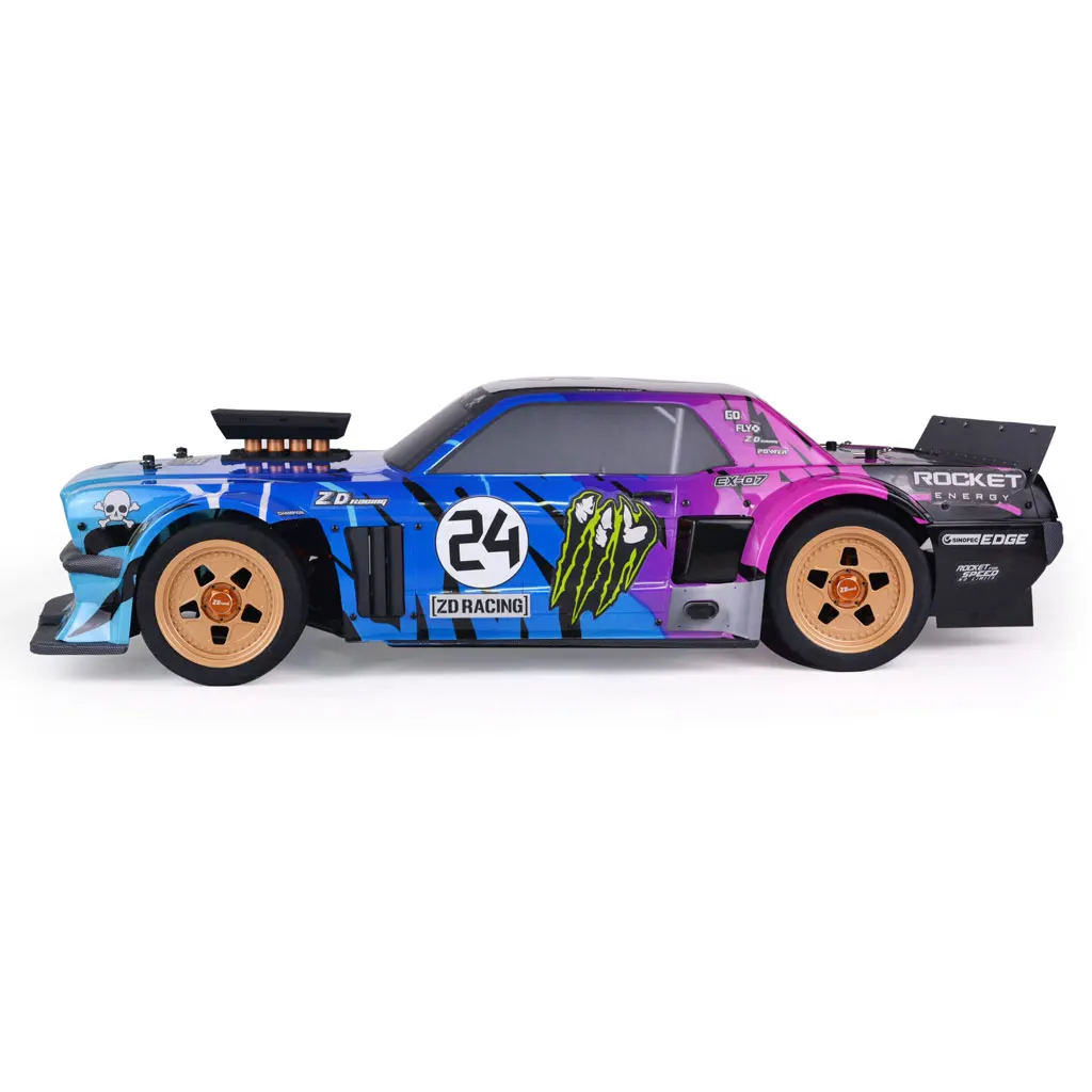 ZD Racing EX07 1/7 SCALE 4WD RC High-speed Professional Flat Sports Car Electric Remote Control Model Adult Children Kids Toys