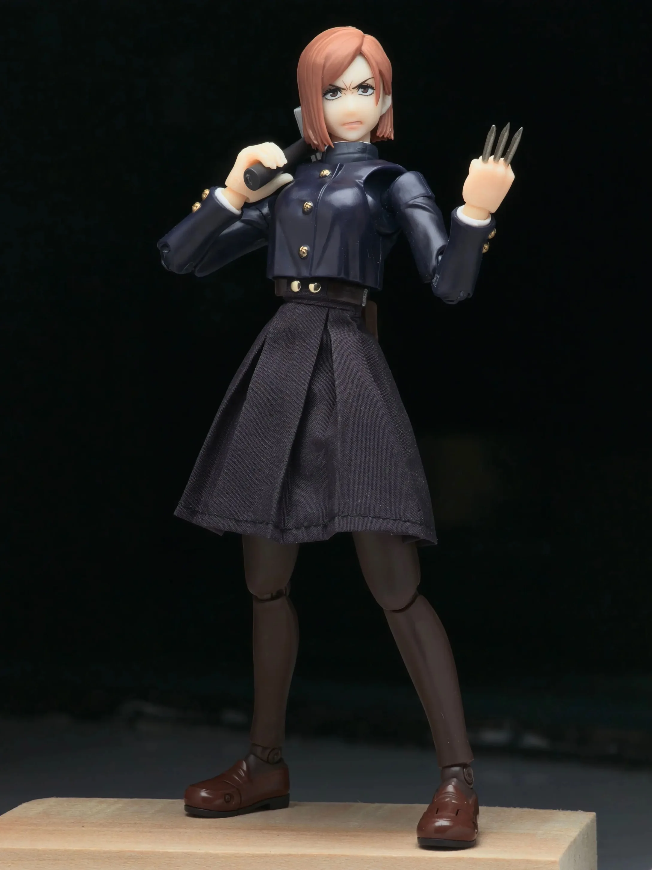 SHF Jujutsu Kaisen Kugisaki Nobara Skirt Anime Action Figurine Cloth Skirt Model Toy Accessories Built In Iron Wire