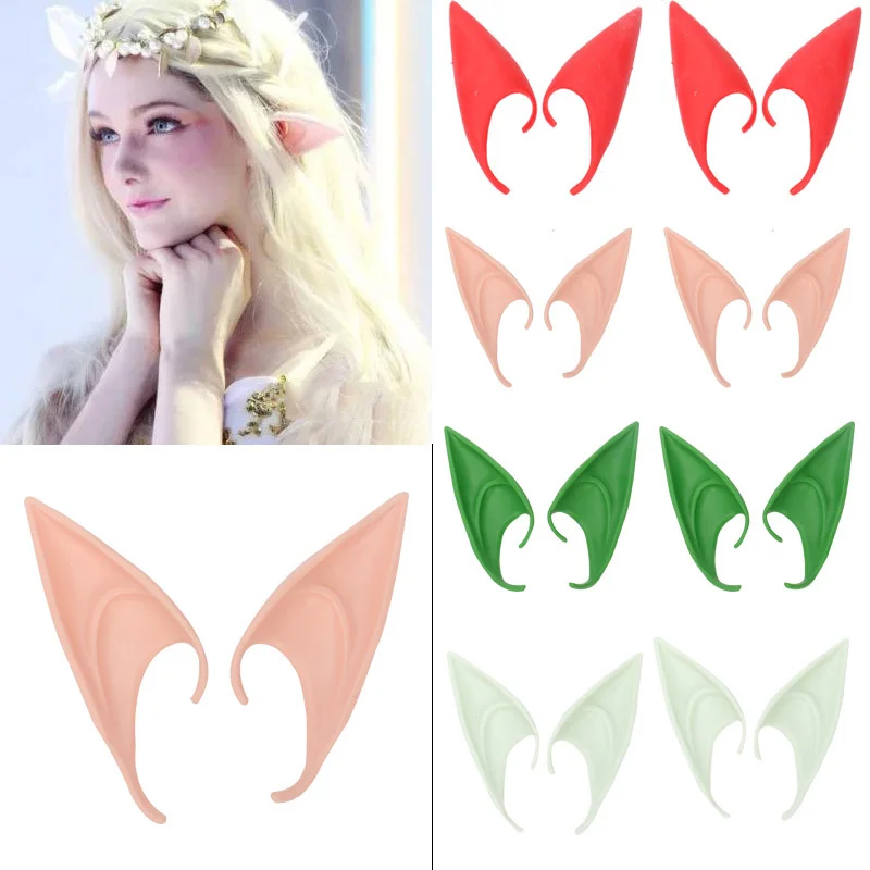 

Role-playing Fairy Ears Pointed Vampire Costume Accessories Suitable for Halloween Fairy Angel Ears Masquerade Party Costumes