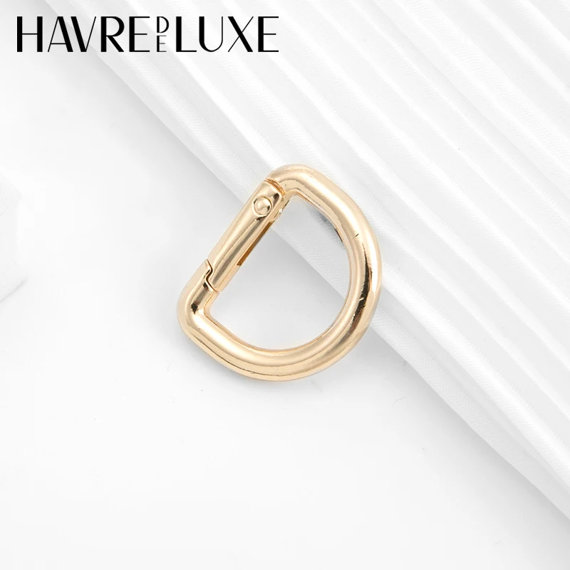 HAVREDELUXE Bag Shoulder Strap Modification D Buckle Metal Chain Diy Bag With D-shaped Buckle Detachable Hardware Accessories