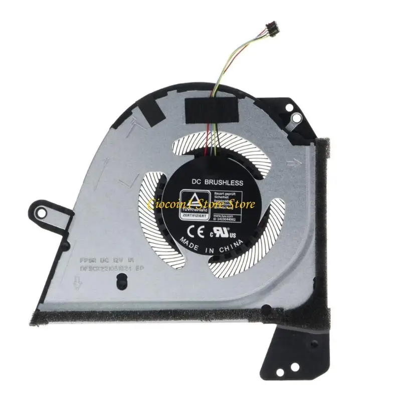A3PC CPU GPU Fan Laptop Cooling Fan 12V 1A 4-pin 4-wires for ROG Zephyrus (2022) Laptop Part Brushless Motor