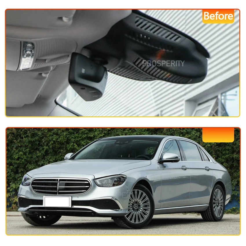 New! Car DVR Wifi 4K Dash Cam Video Recorder Camera For Mercedes-Benz MB E Class E300L E350L 4MATIC 2021 2022 2023 Dashcam