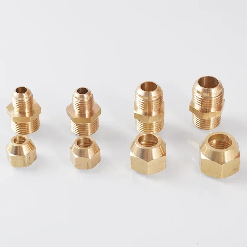 Copper flared pipe fittings 1/8