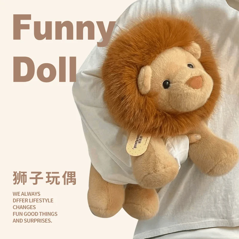 

Мультяшные 30-55 см животные джунглей, милый лев, плюшевые игрушки, кавайные мягкие пушистые львиные подушки, куклы для детей, подарки, домашний декор