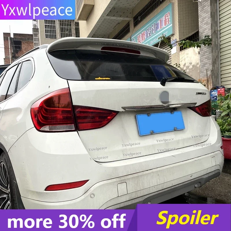 

For BMW X1 E84 Spoiler 2010 2011 2012 2013 2014 ABS Material Primer Color Rear Roof Spoiler Wing Body Kit Accessories