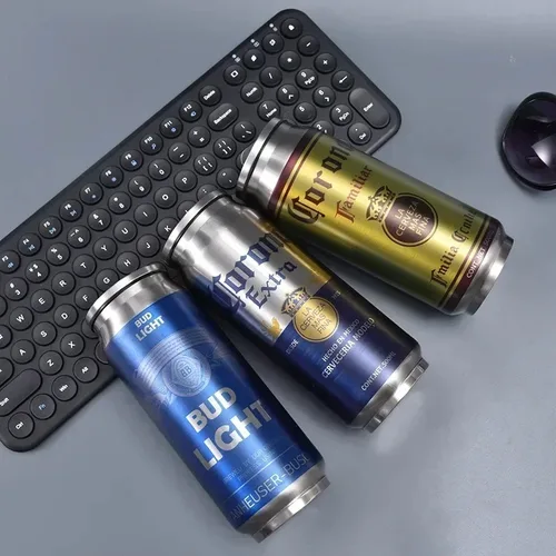 Termo Con Pajita De 500Ml, Lata De Cola, Termo Para Café,