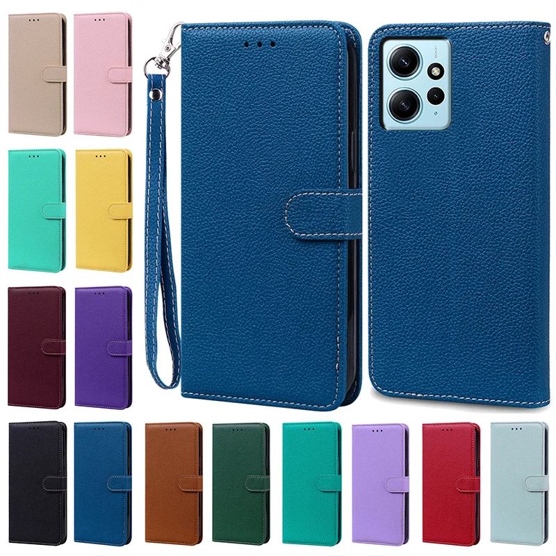 

Leather Phone Case For Redmi Note 12 4G Case Flip Wallet Cover For Xiaomi Redmi Note 12 Pro 4G Magnet Book Phone Case Fundas