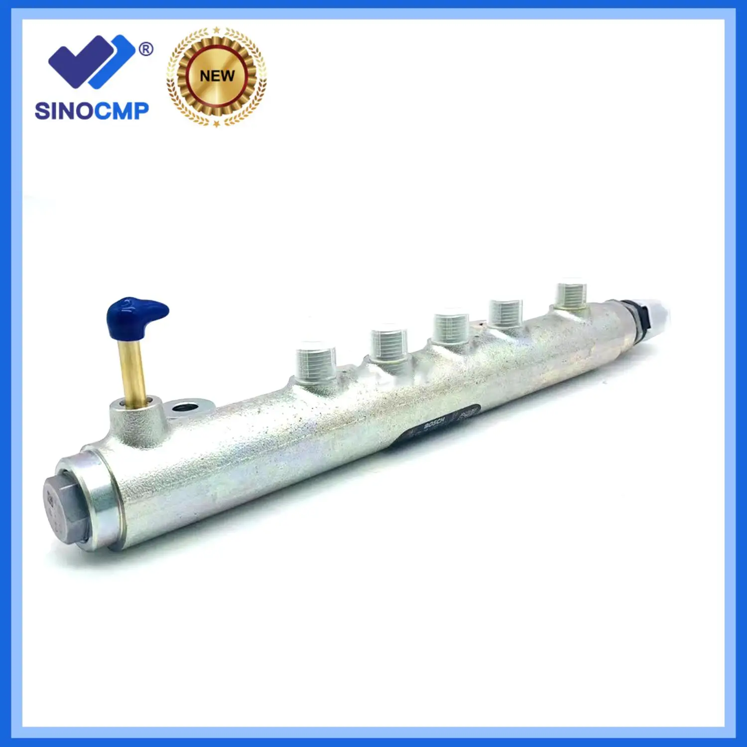 

SINOCMP Fuel common rail pipe for excavator parts sk130-8 sk140-8 d04fr diesel fuel injection common rail assembly 0445224040