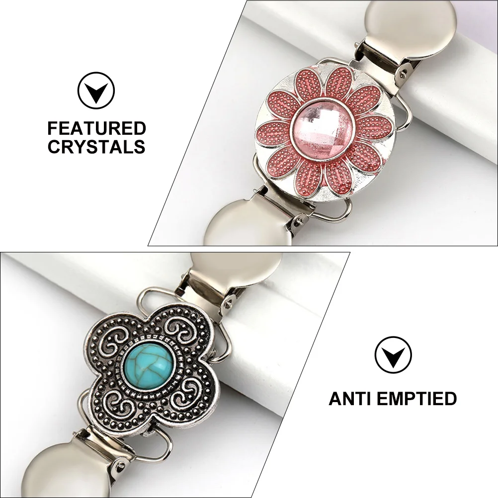 3 szt. Broszka do swetra szala damska antyrefleksyjne klipsy modne stopowe prezenty materiałowa mała agrafka klamra akcesoria jubilerskie