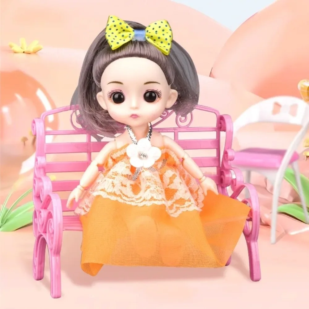 Folding Design Dollhouse Leisure Chair Mini Size Model Chair Mini Furniture Model Photo Props Leisure Style