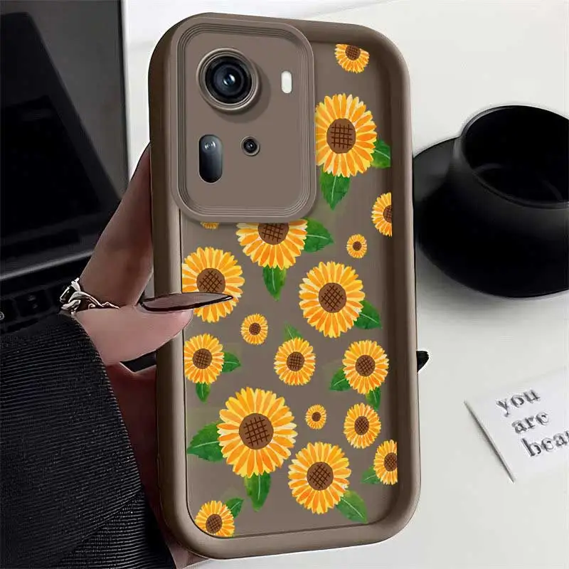 Reno11 Sunflowers Sky Eye Ladder Phone Case For OPPO Reno 11Pro 10ProPlus 10 9 9Pro 8T 8 8Pro 8Lite 8T 7 6Z 6 5 4 2Z Cover