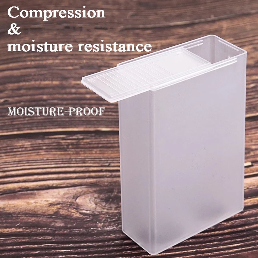 Translucent Cable Storage Organizer Box Plastic Desktop Drawer Organizer Small Card Storage Case Multi-use Sundries Container