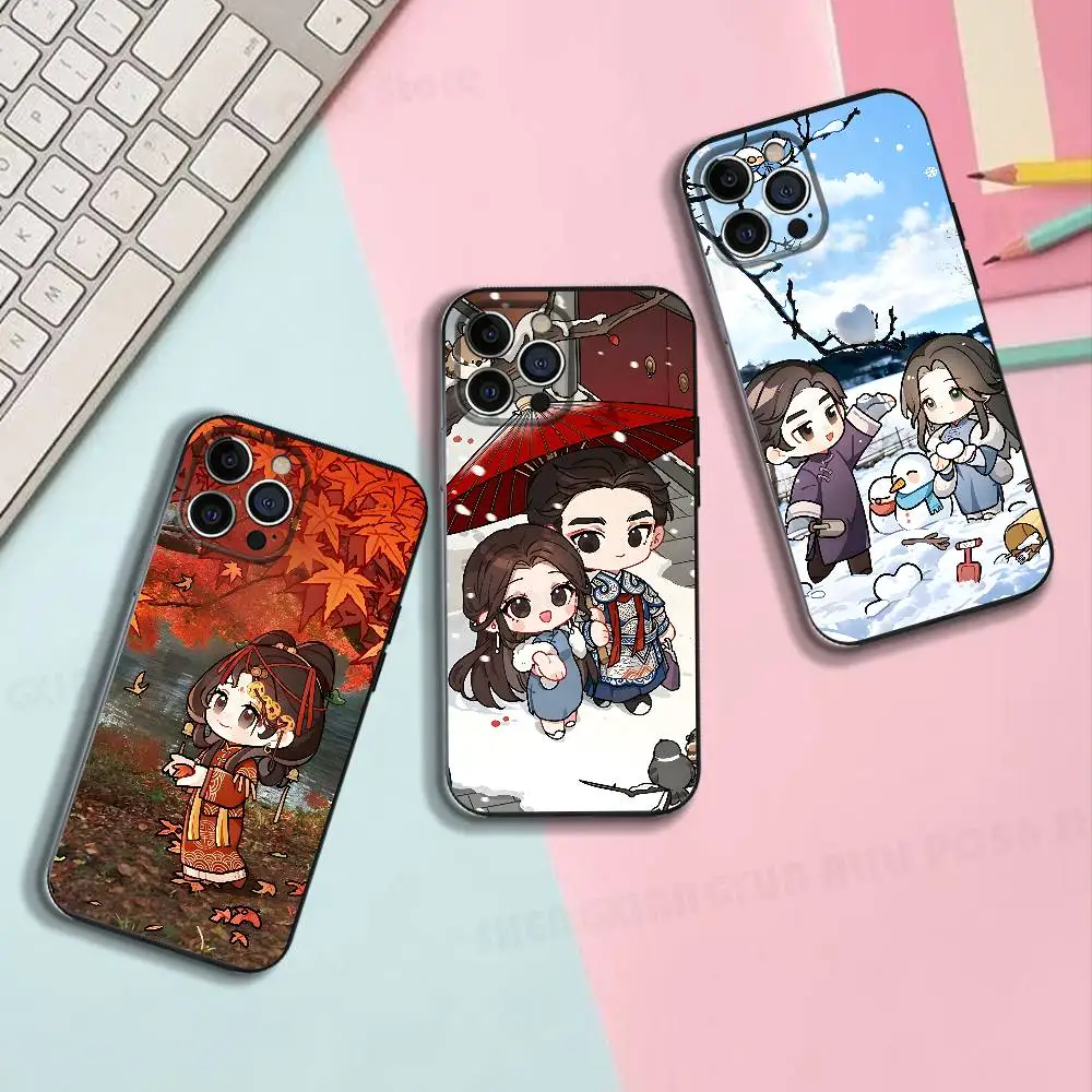 

Game Paper Bride Kawaii Silicone Soft Phone Case For IPhone17,16,15,14,13,12,11 Pro Max Plus mini XS XR SE Cover