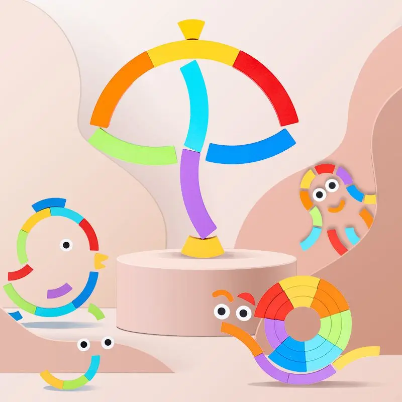 Cpc Wooden Eonal Toys Brain Training Puzzle ape Sorting Early Eon Cross-Border Toys for Children 3 Years And above