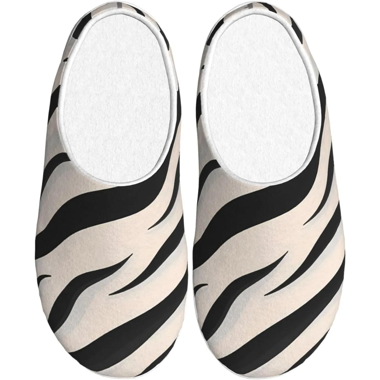 

Zebra Women’s Cozy Slippers Soft Cotton Indoor & Outdoor House Slippers With Anti-Slip Sole