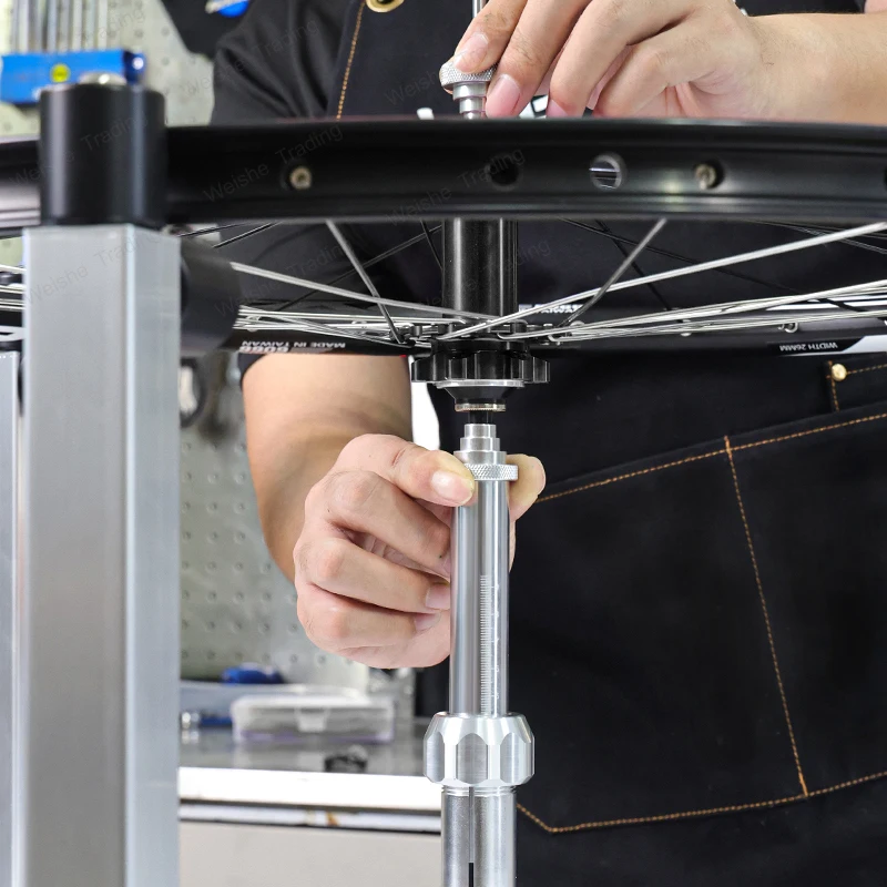 Bicycle Wheels Weaving Stand Professional Repair Tools Bike Wheel Set Braiding Table Bike Hub Spokes Braiding Table
