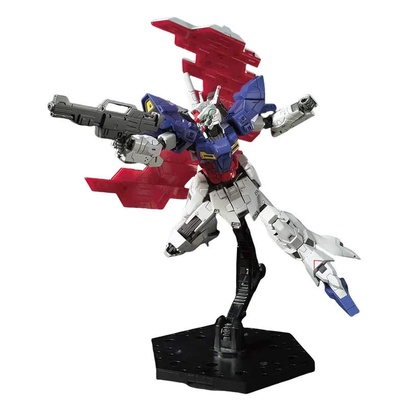 Spot Directe Levering Bandai Originele GUNDAM Anime Model HGUC 1/144 AMS-123X-X MOON GUNDAM Action Figure Speelgoed voor Kinderen Gift