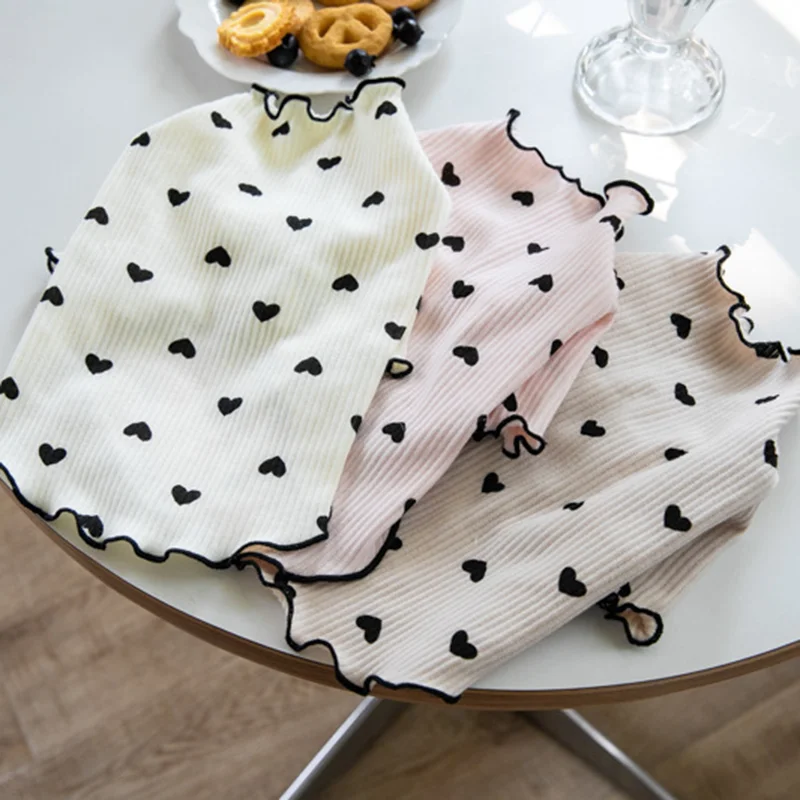 Ropa interior bordada para mascotas, chaleco para el hogar, oso, Waffle, perro, gato, Yorkshire, Schnauzer, maltés, otoño e invierno, Año Nuevo,