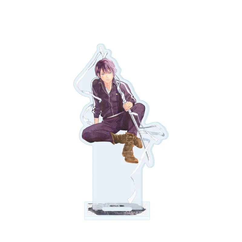 Noragami 15CM Double Sided Printed Anime Acrylic Stand with Base Cartoon Figure Desk Decor Souvenir Keychain