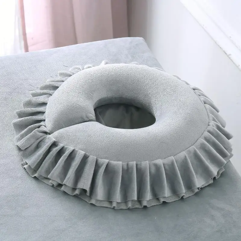 Face Cradle Pillow With Hole Beauty Salon Massage Bed Prone Cushion Face Down Pad Professional Spa Therapy Headre