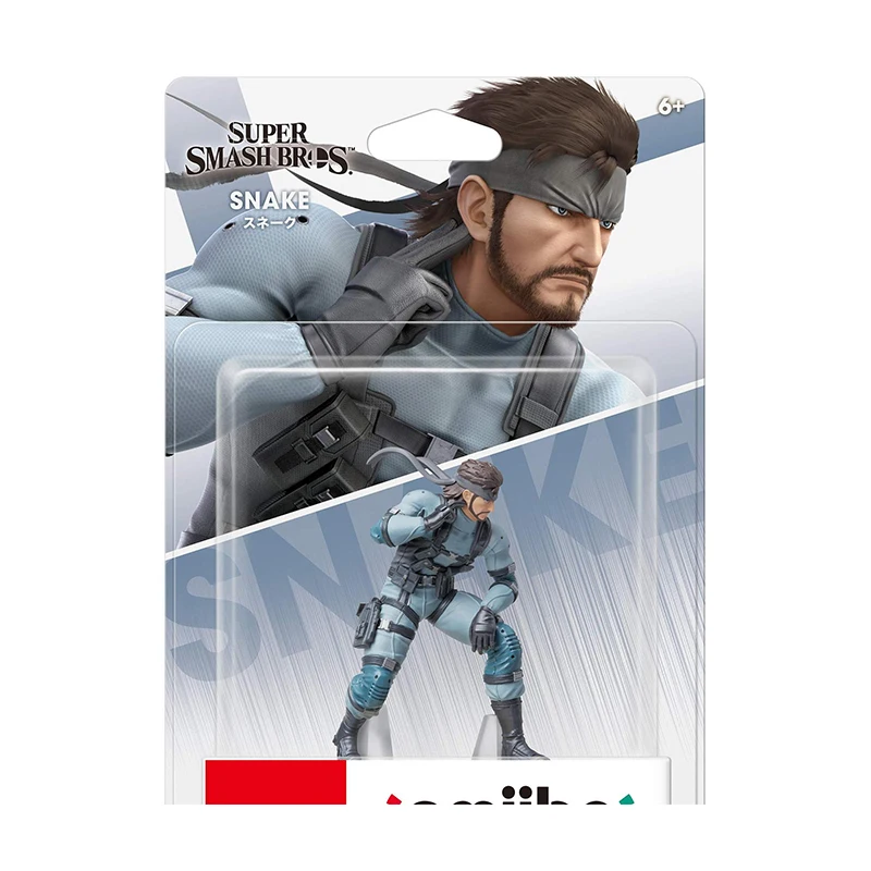 Super Smash Bros Series Metal Gear Snake Action Figure Classic Tactical Games Peripheral Collectible Model Boys Toys Retro Gifts